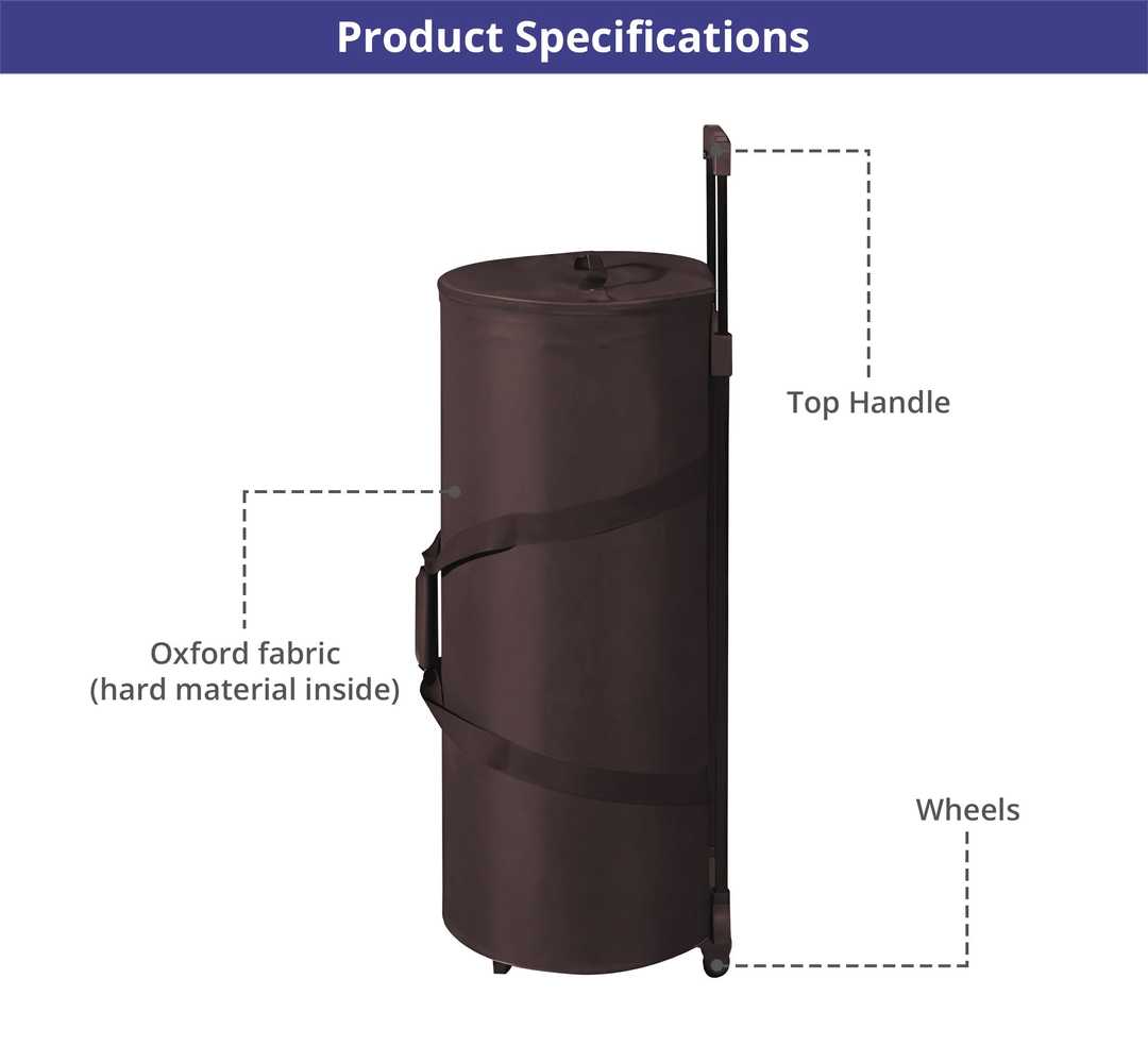 Round Nylon Bag (For Popup)