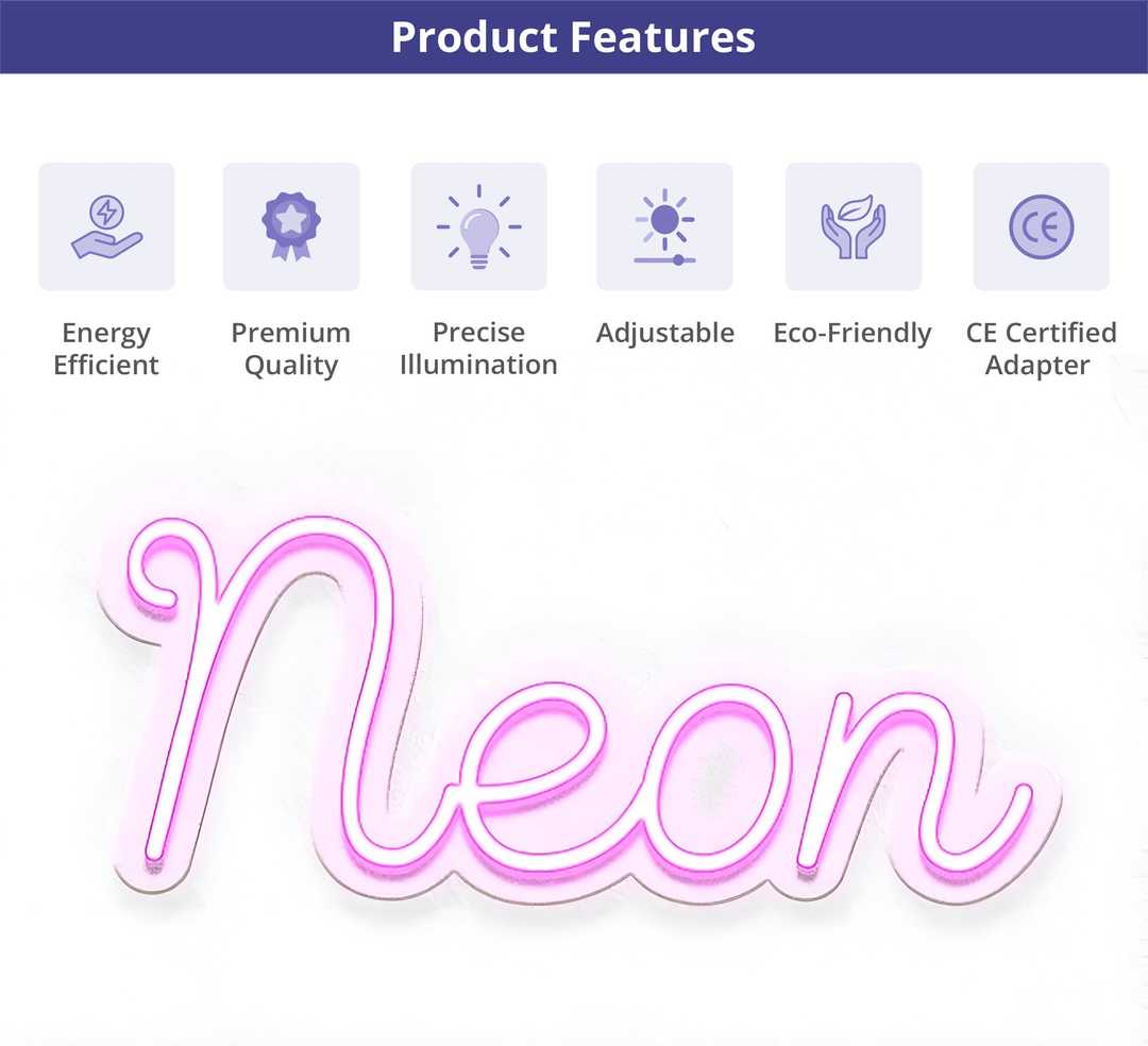 Open Business Logo Neon Sign