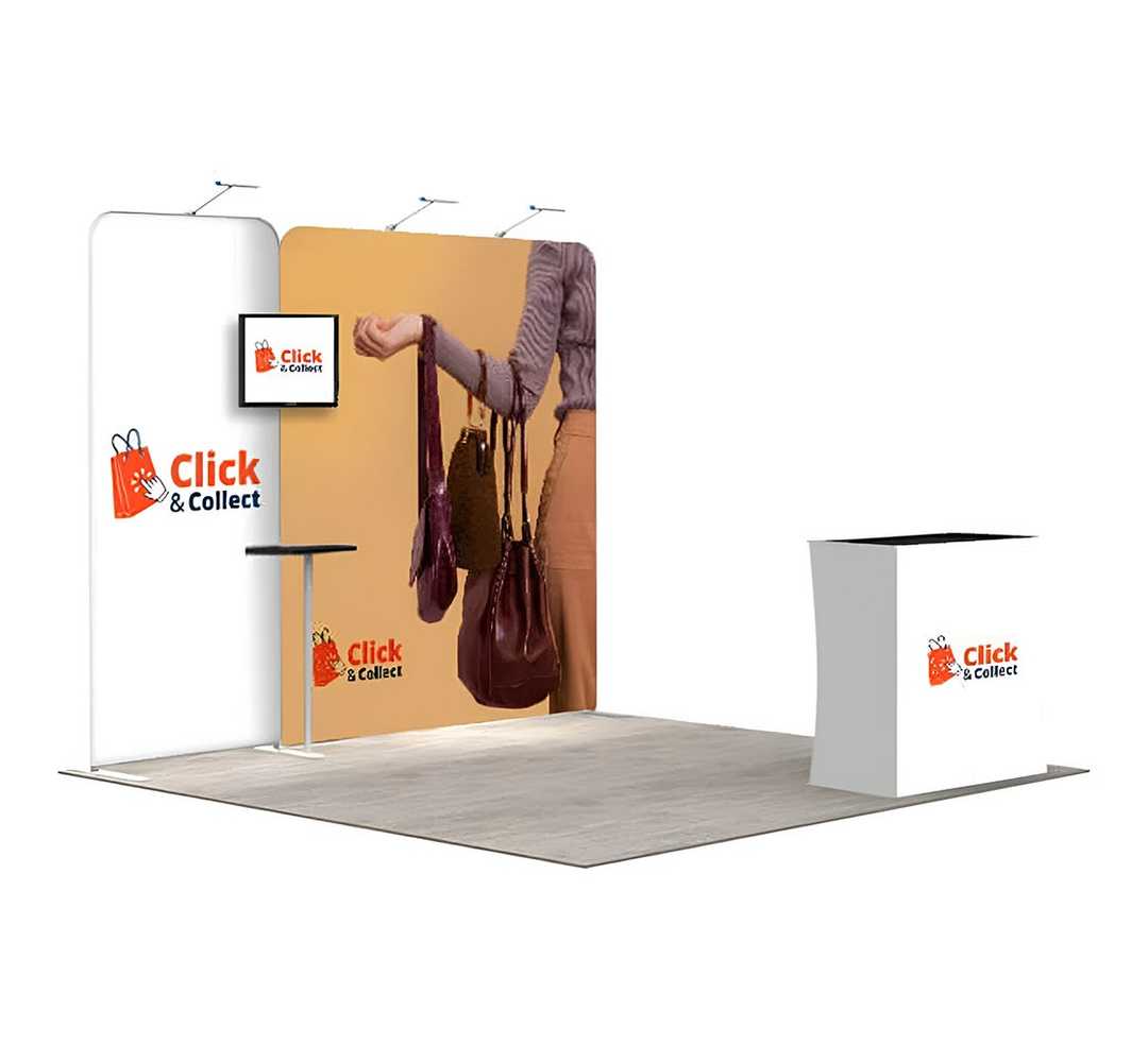3 m Trade Show Booth - Design 9