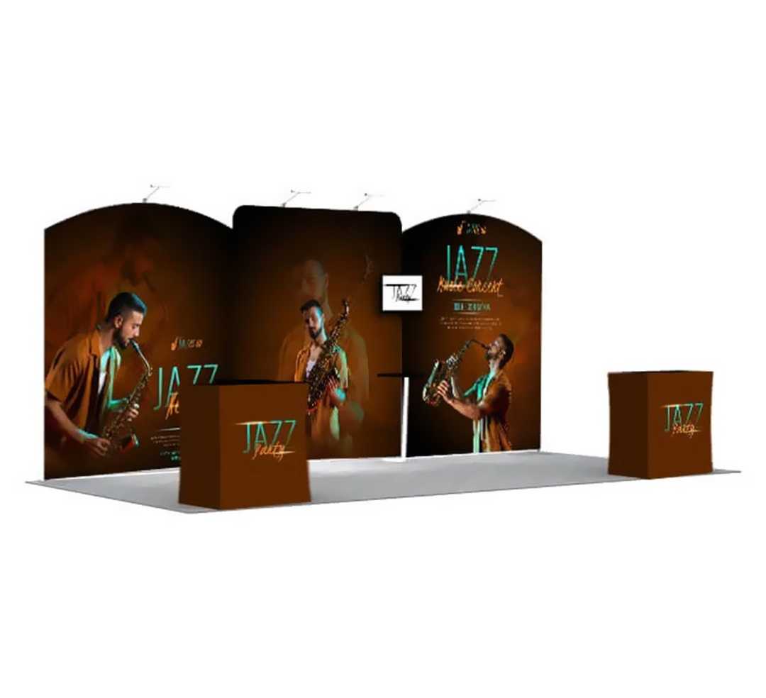 6 m Trade Show Booth - Design 4