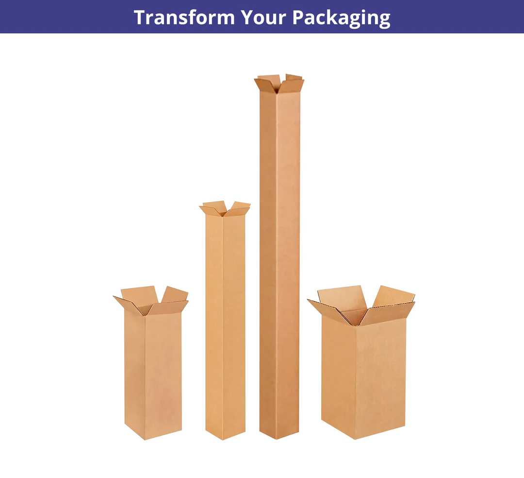 Tall Boxes - Brown