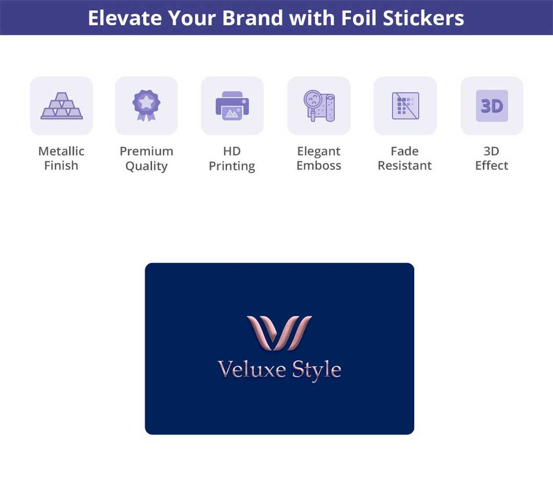 Raised Foil Business Cards