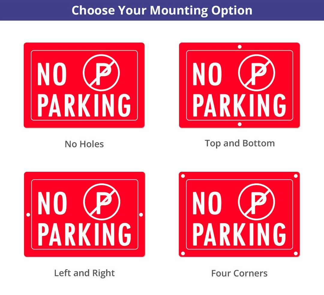 No Parking Signs