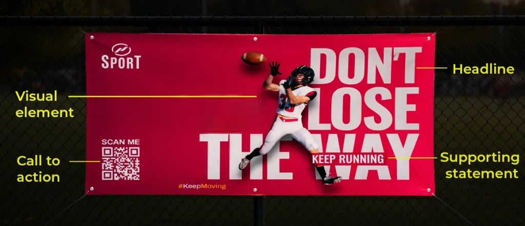 Keep the Banner Layout Simple and Structured