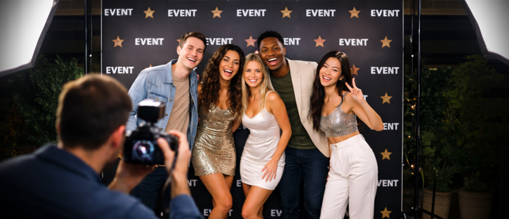 Encourage Social Media Engagement with Using Step & Repeat Backdrop