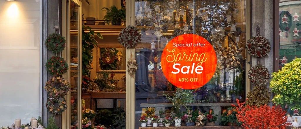 Decals and Storefront Decoration: Spring Edition