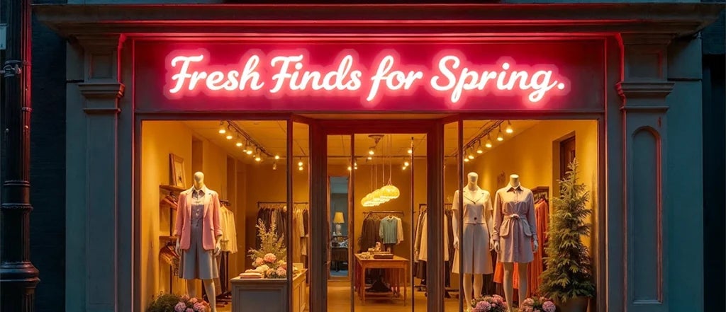 Creating Spring-Themed Displays with Custom Neon Lights