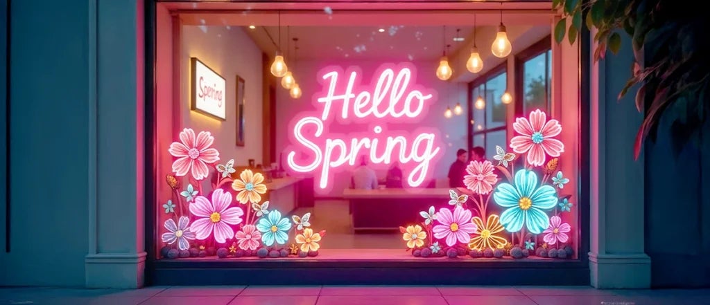 How Neon Signs Attract Customers During Spring Sales