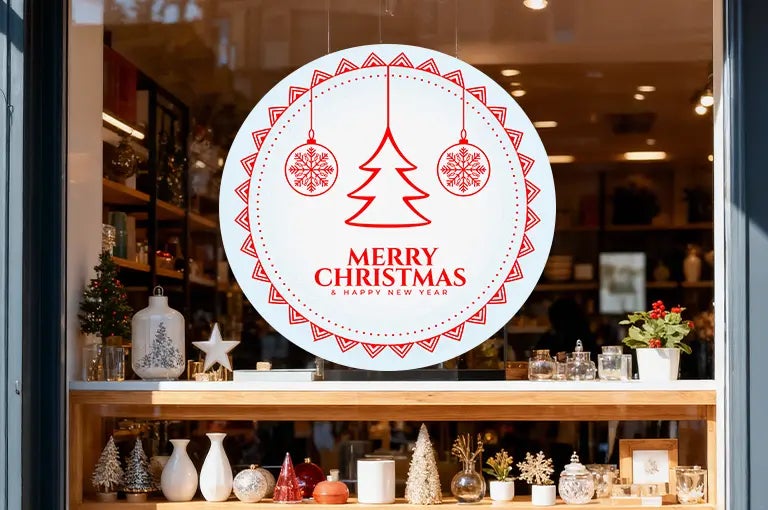 Why Custom Window Decals are Your Secret Weapon for Holiday Promotions