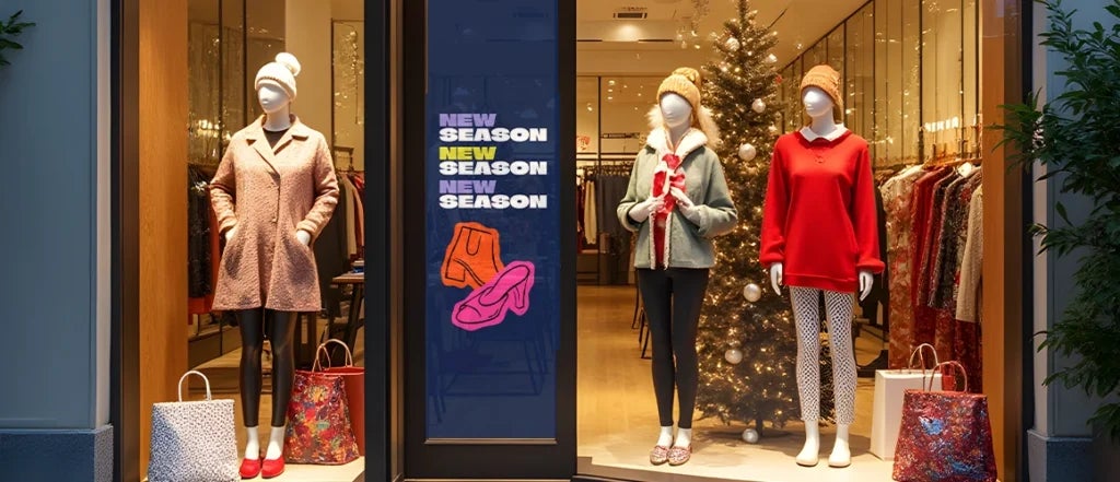 Highlight New Arrivals or Product Categories Using Window Decals